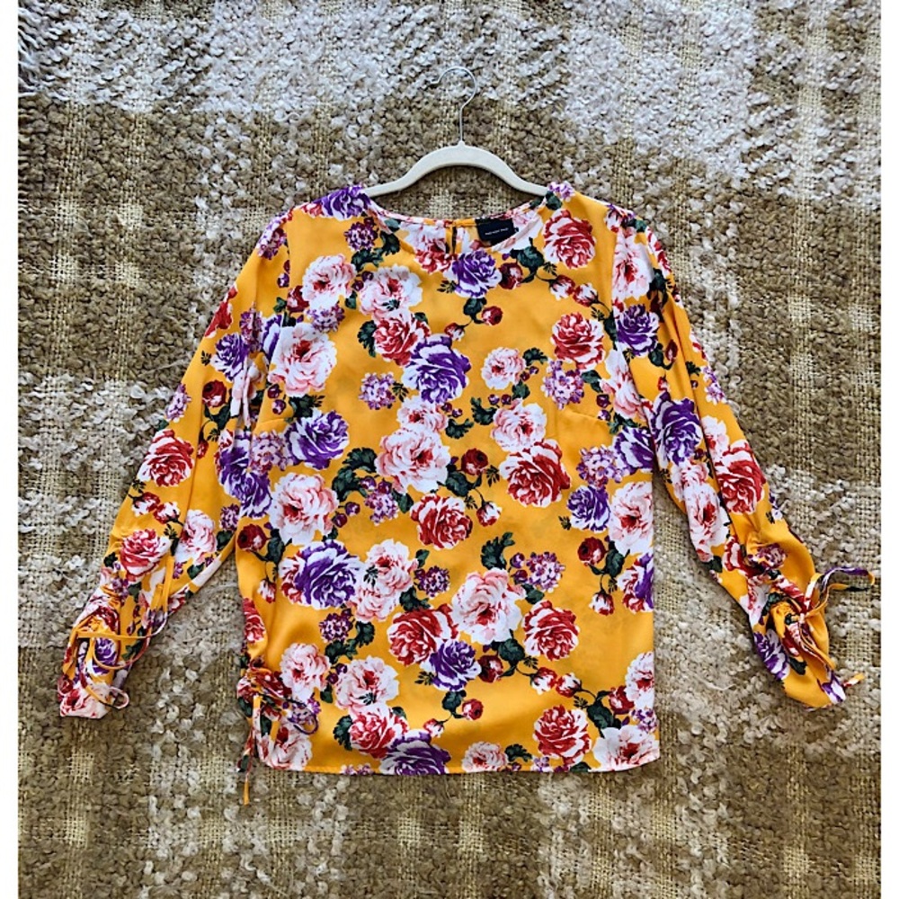 Marigold Floral Blouse